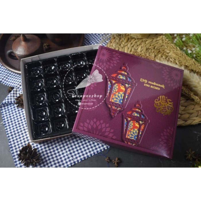 Box Nastar Lebaran 25L Box Sekat Nastar Lebaran Dus Kue Sekat Lebaran