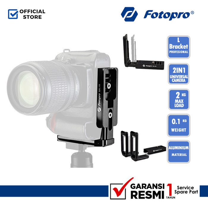 Fotopro Qal-88 L-Bracket Kamera - L Plate Universal Kamera