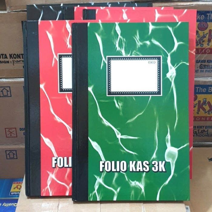 

Buku Kas Folio 3K Kiky isi 100 (Hard Cover)