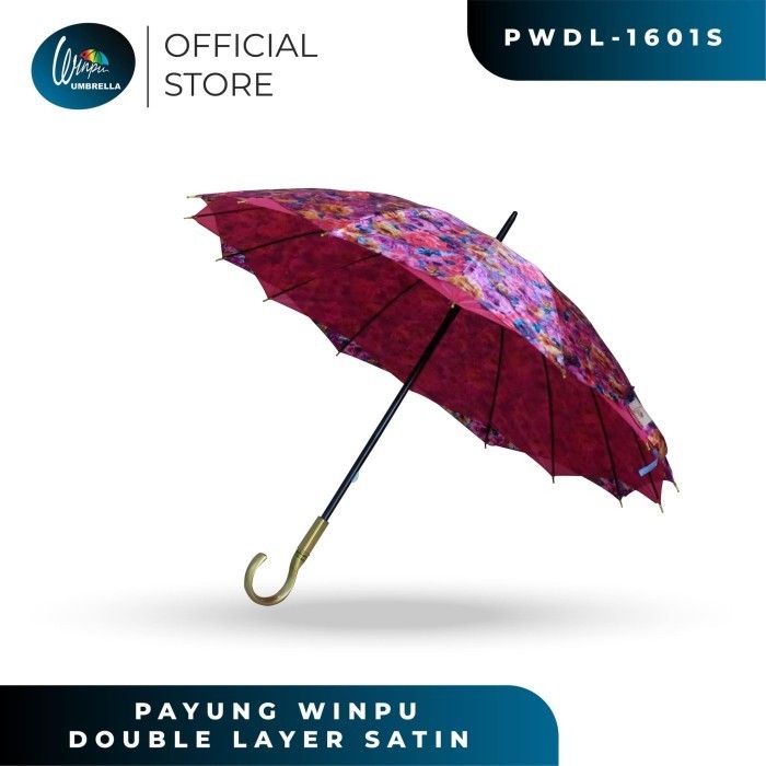 Payung Winpu Satin 2 Lapis / Payung Winpu Double Layer