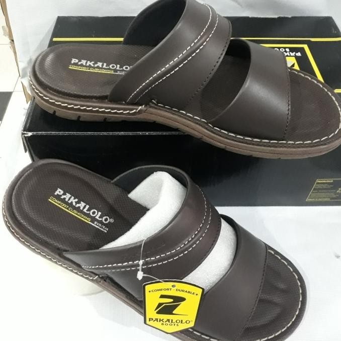 sandal pria kulit asli PAKALOLO original N0943
