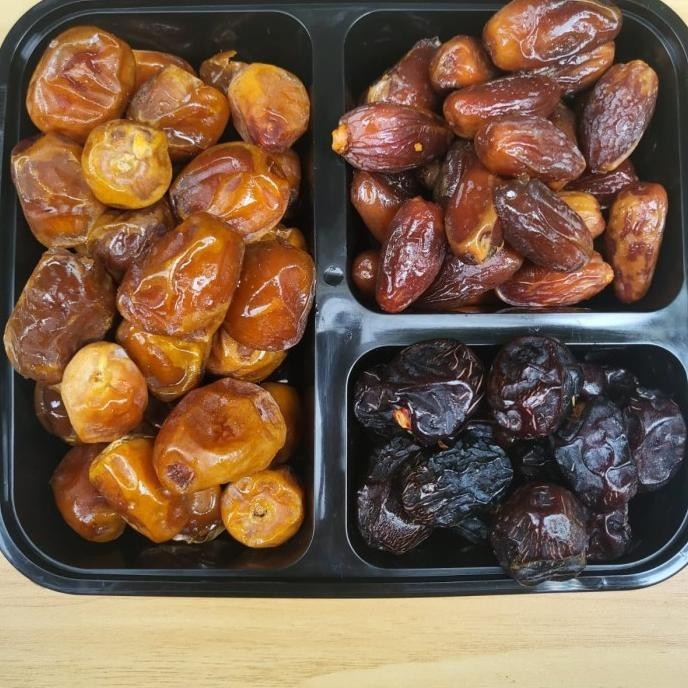 

Kurma Ajwa Madina Sukari Tunisia Paket 3In1 Kurma Premium 500Gram