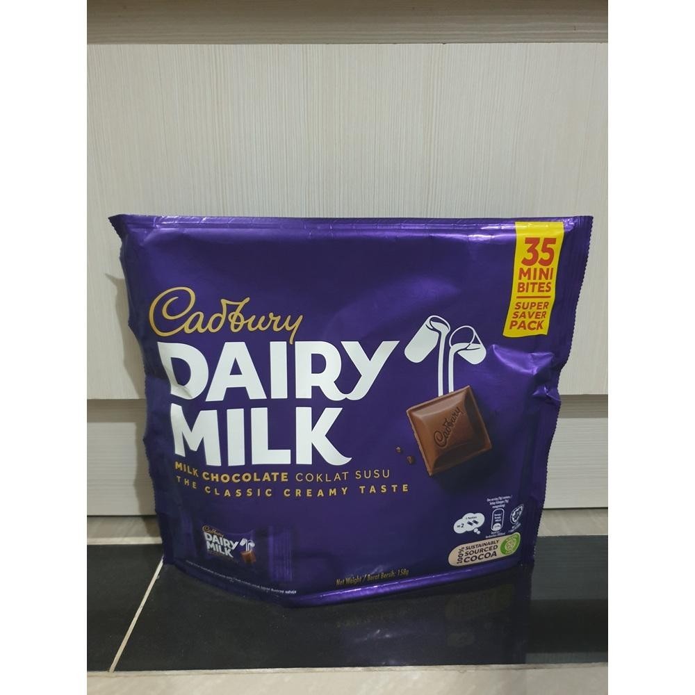 

COKELAT CADBURY DAIRY MILK ISI 35 BITES Best Seller