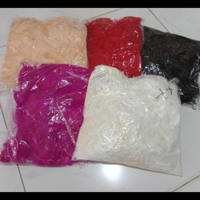 Syal/Selendang Bulu Ayam Tebal Plus