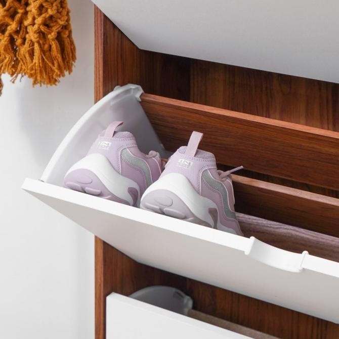 INFORMA - MANOLO SHOE CABINET WALNUT