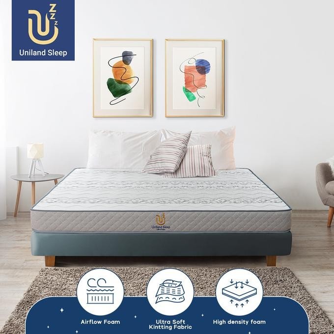 Kasur Busa Uniland Sleep Original 15cm Foam Mattress Box FREE BANTAL