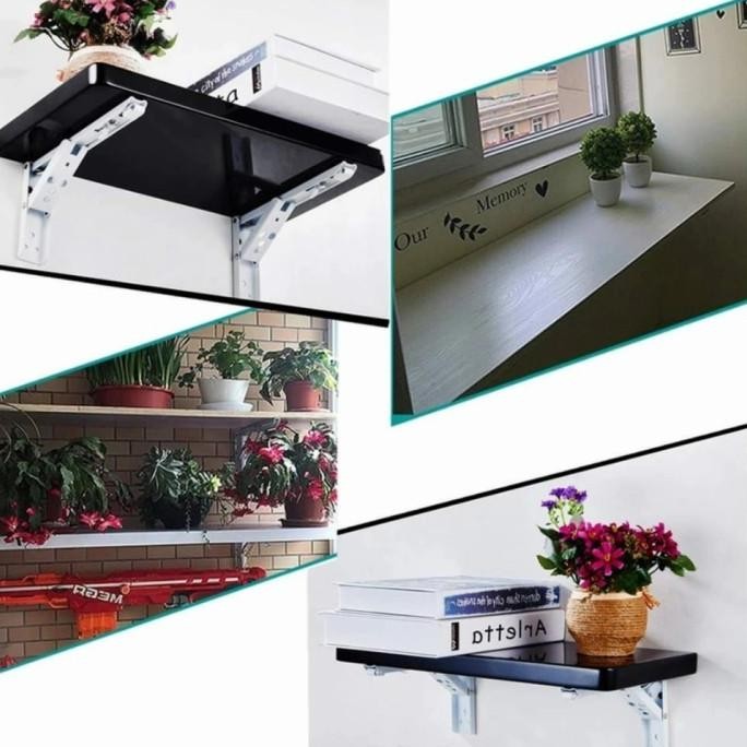venus engsel folding bracket dinding rak papan meja lipat gantung