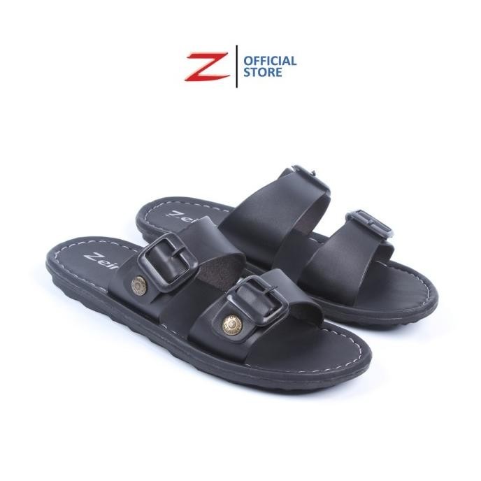 Sandal Pria Zeintin KK 8493 Hitam Sendal Pria Terbaru ST