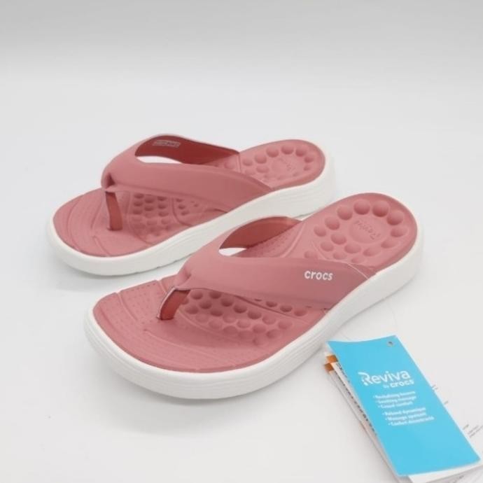 SANDAL JEPIT CROCS REVIVA FLIP WOMEN CROCS ORIGINAL