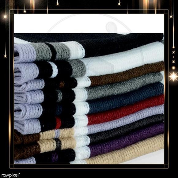 Syal Scarf Pria Bahan Rajut Import Merah Coklat Putih Abu Hitam