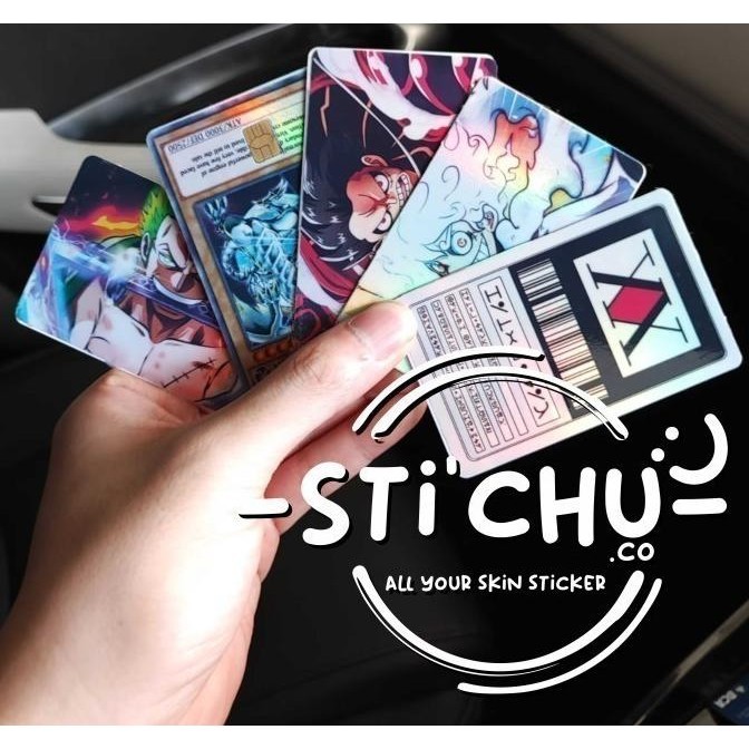 

Sticker Kartu Atm Skin PO pesanan Member Ravnicmart