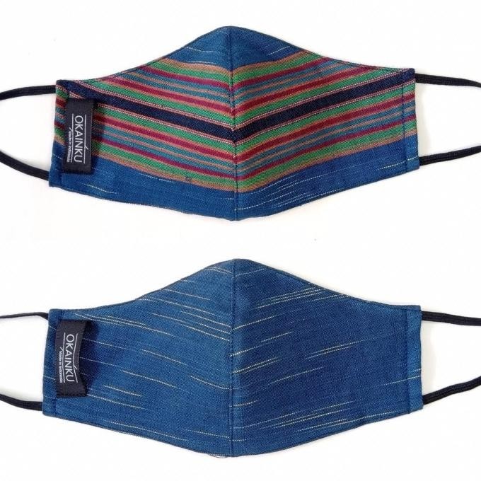 Okainku Masker Kain Red Tumpal Classic