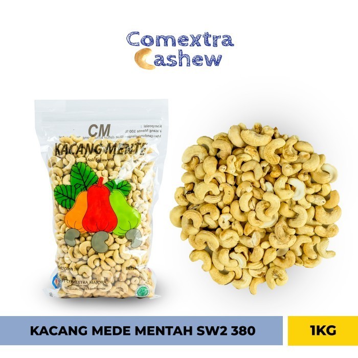 

Kacang Mede Mentah SW2 380 1 Kg - Sulawesi Cashew Kacang Mente / Mete