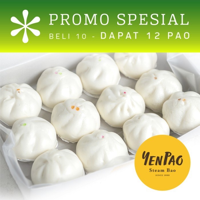 

PROMO BAKPAO / Beli 10 Extra 2 / Bakpao Frozen / Pao Halal