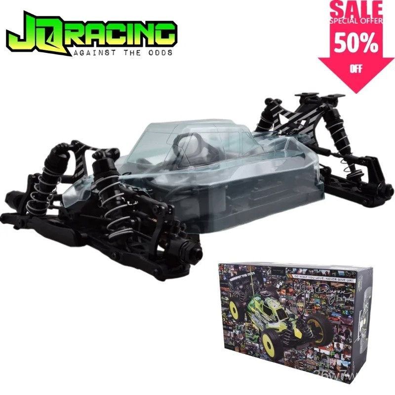 Penawaran Khusus JQ RACING Nitro 1/8 Nitro Racing Buggy Edisi Hitam SPEC-Q Yang Telah Dirakit 4WD Mo