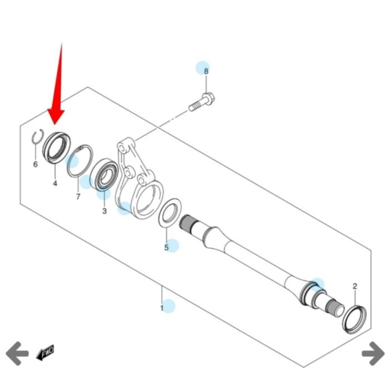 Seal Drive Shaft Ertiga AT ori SGP