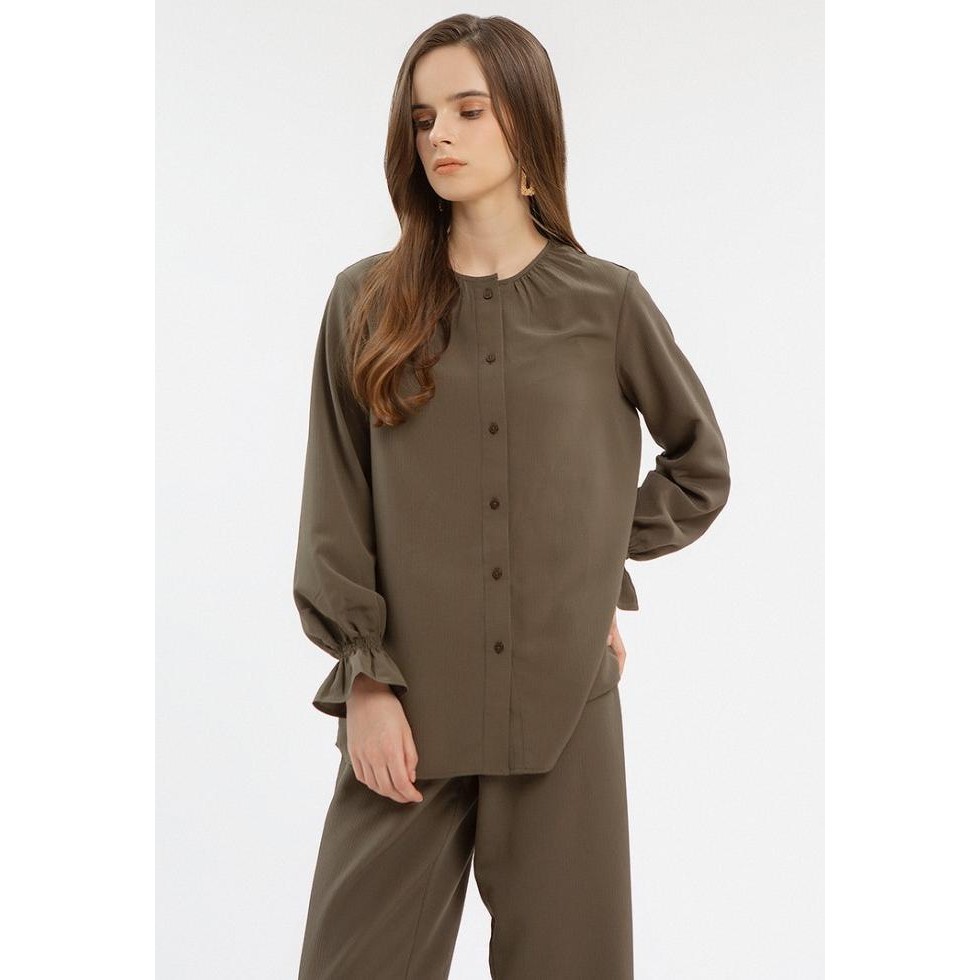 Minimal Bb Ghiana Blouse Olive Green