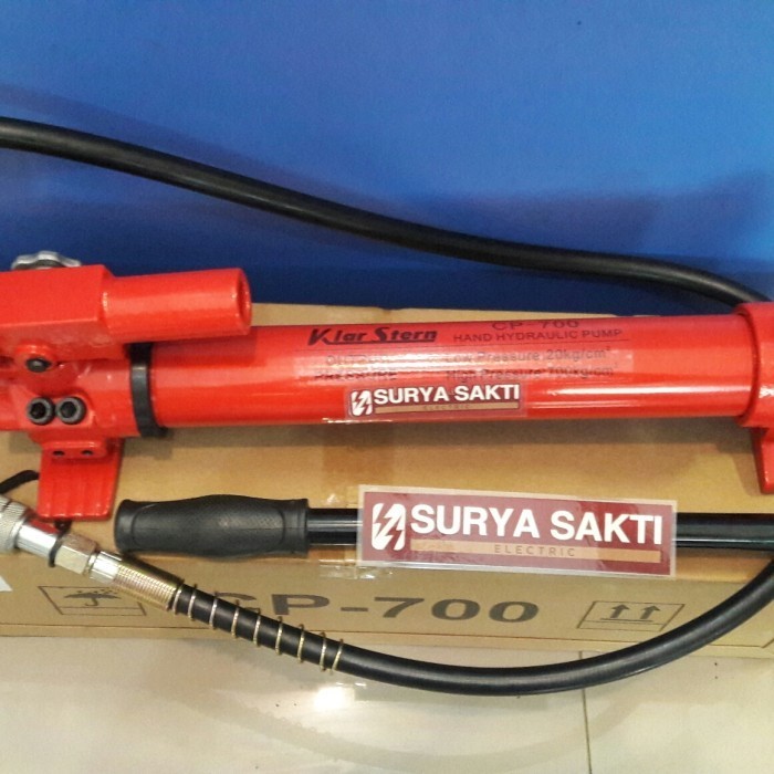 Pompa busbar Hydraulic hidrolik Hand Pump CP-700 KlarStern manual
