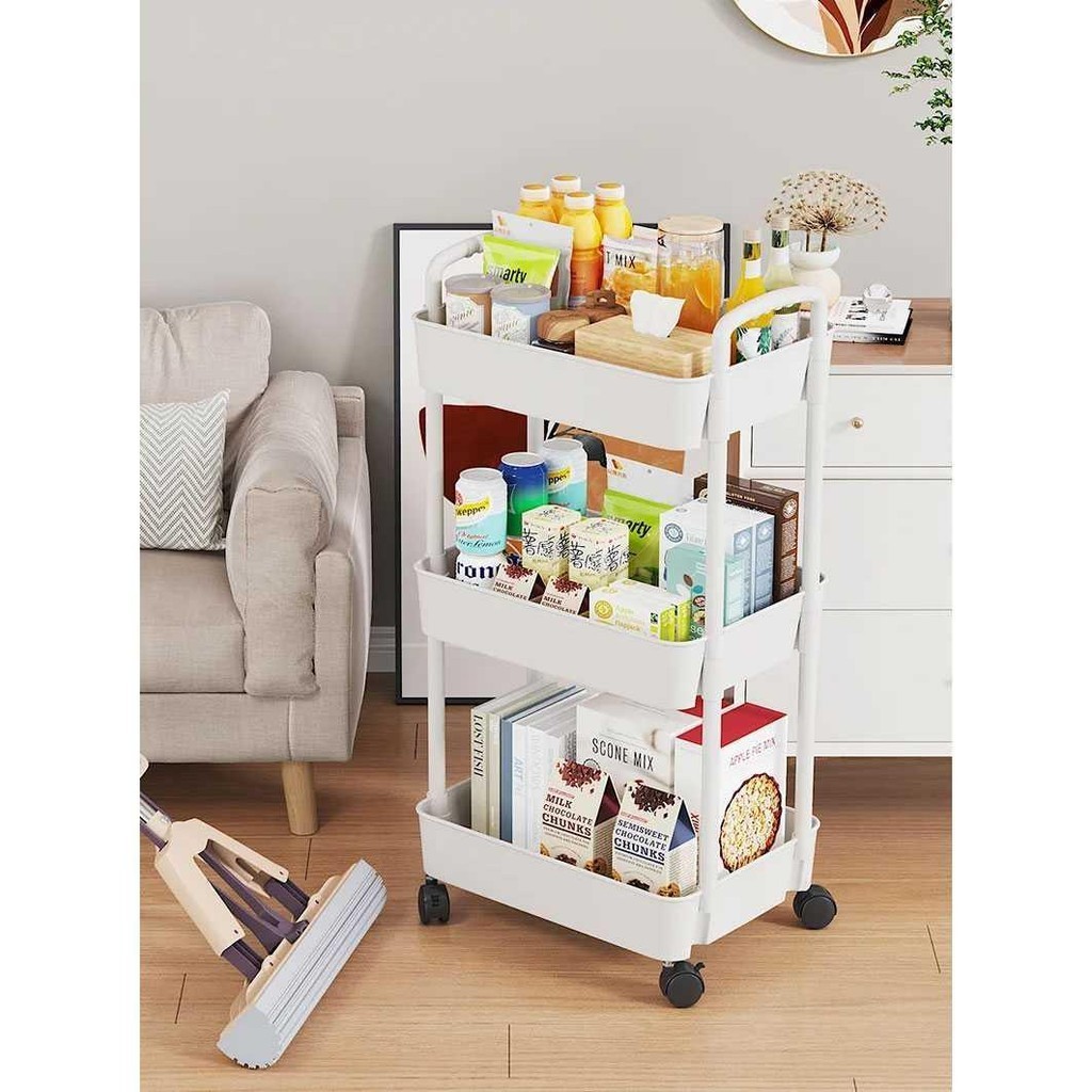 SEVENTYTWO Rak Susun Penyimpanan Organizer Storage Rack Tray 3 Layer SV272 Tatakan Makan Rak Bawah D
