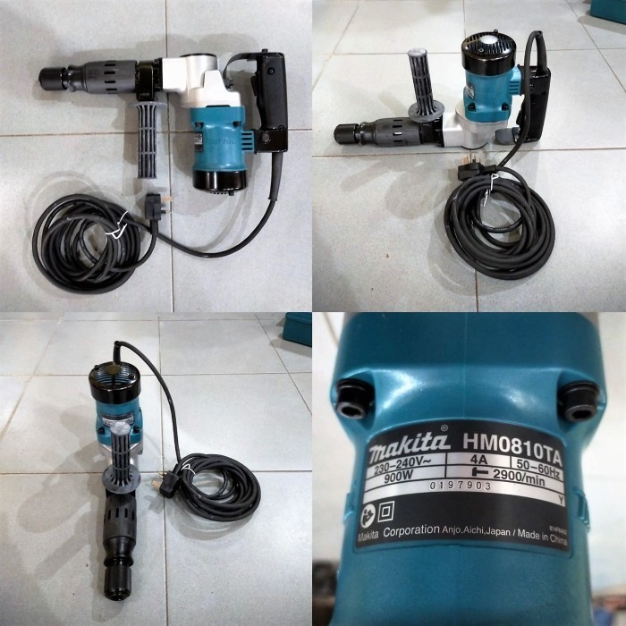 Makita HM0810 Mesin Bobok Beton Tembok Jack Hammer HM 0810 HM0810TA
