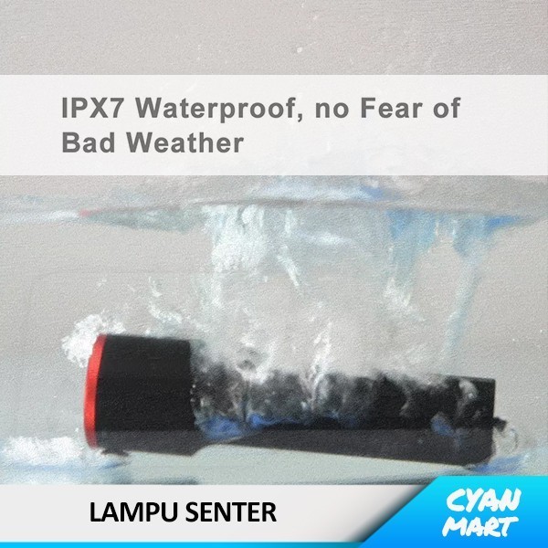 Lampu Senter Camping Outdoor BEEBEST Flashlight LED F8 / F10 Original