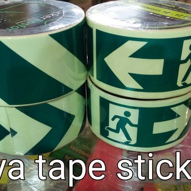 

sticker scothlite fospor panah 5Mtr-glow in the dark nyalah dalam gelp