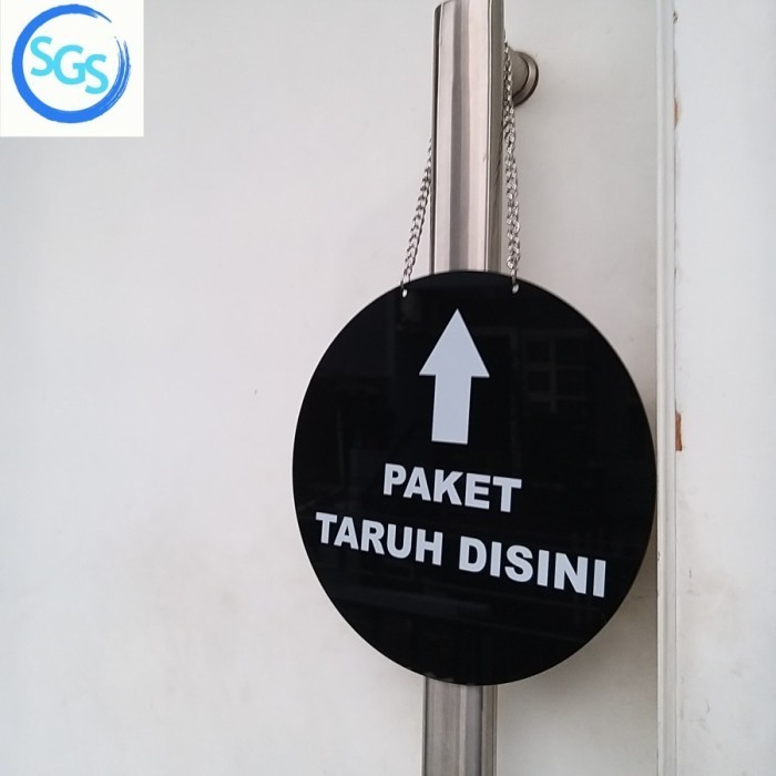 

Sign PAKET TARUH DISINI 20Cm Signboard Akrilik UV Print