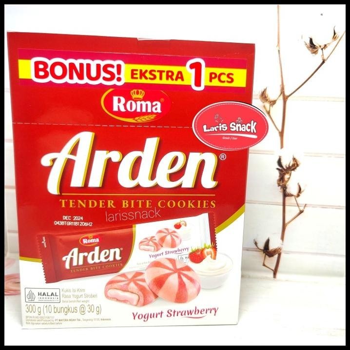 Biskuit Roma Arden Yogurt Strawberry 30Gr