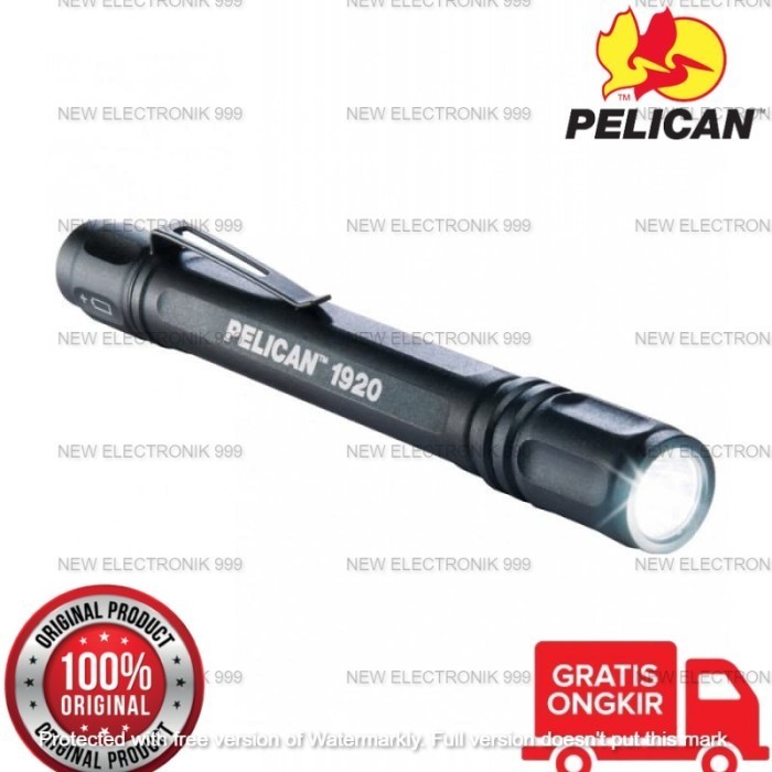 PELICAN FLASHLIGHT LED BLACK 1920