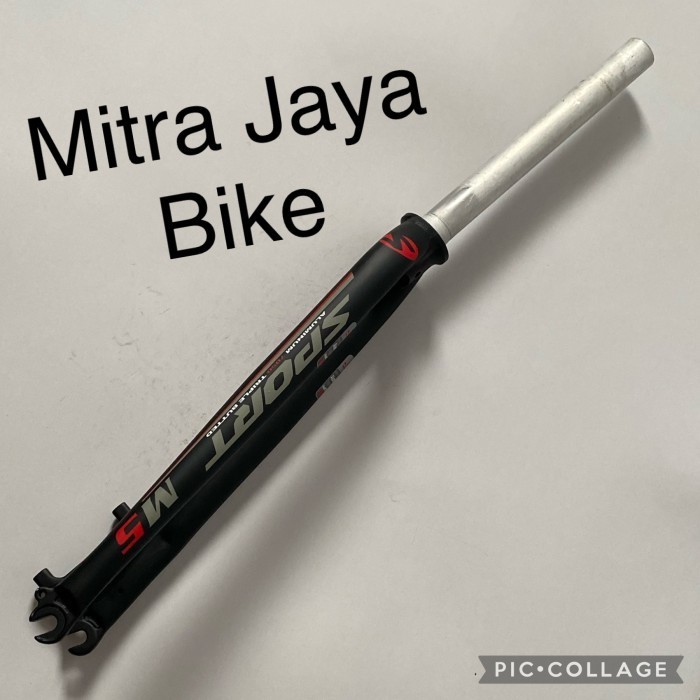 FORK RIGID SPORT M5 OVERSIZE 700C ALLOY DISC BRAKE BLACK DOFF