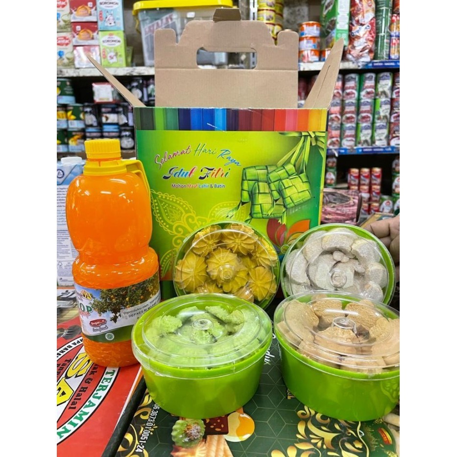 

Limited Parsel Parcel Lebaran Idul Fitri Kue Kering Cemilan Sirup Makanan Baru!