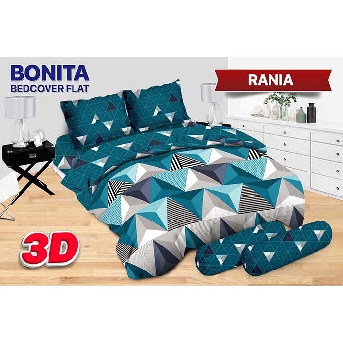 Bonita - Bed Cover King Set ( 180x200 ) No 1 Terlaris motif Pilihan