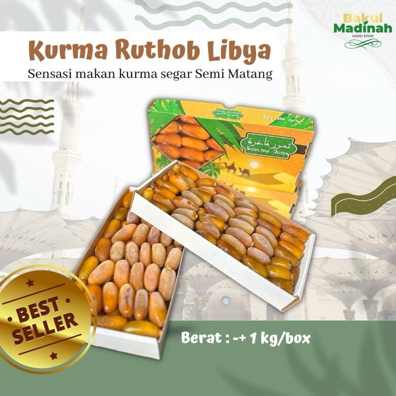 

POJ bakulmadinah - Kurma Ruthob Libya segar pamen terbaru 1 kg TERLARIS