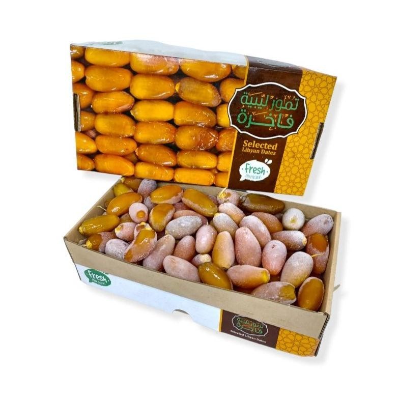 

POJ Kurma Ruthob Libya Amira 1kg Fresh Dates Ruthab 1 kg TERLARIS