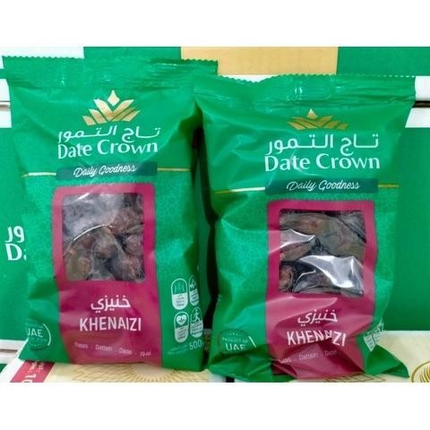 

POJ Kurma Date Crown Khenaizi 500 gr kemasan pouch TERLARIS