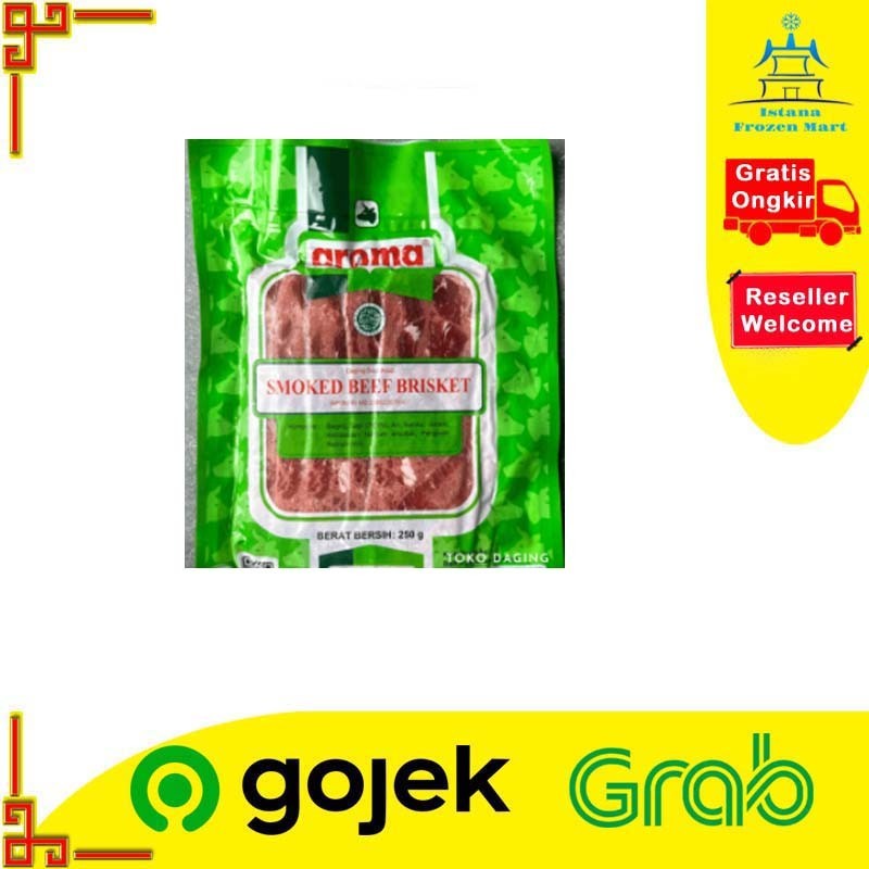 

Smoked Beef Brisket AROMA Beef Bacon 250 GR