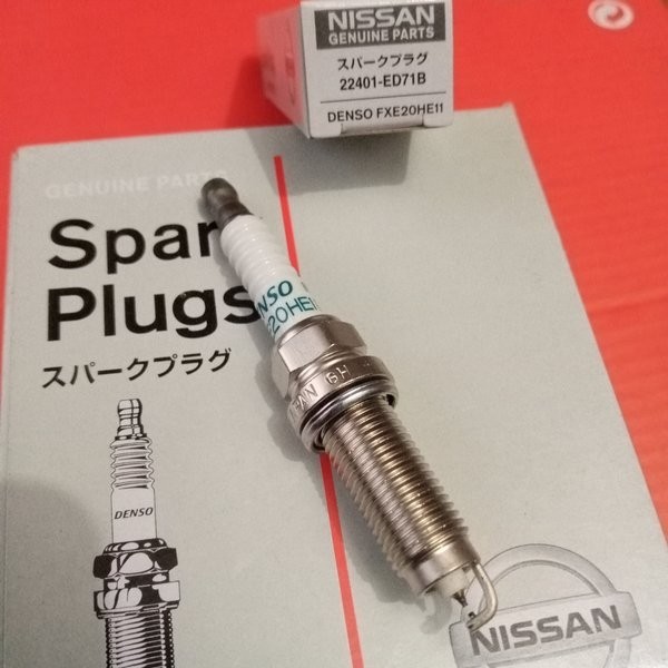 Busi Double Iridium Grand Livina Evalia March Latio Denso Nissan Original Fxe20He11