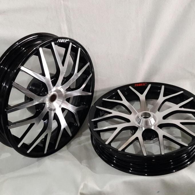 Velg Motor Xeon Power Evo Black Chrome