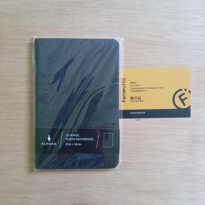 

NEW PROMO [OFFICIAL ALPAKA] NOTEBOOK - PREMIUM BLANK POCKET SIZE PACKING BAGUS