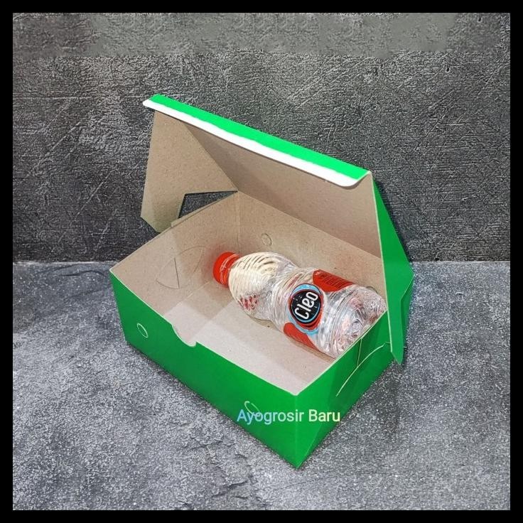 

DISKON DUS HIJAU 12X16 ISI 100 PCS GS KOTAK KUE SNACK BOX - LB READYY