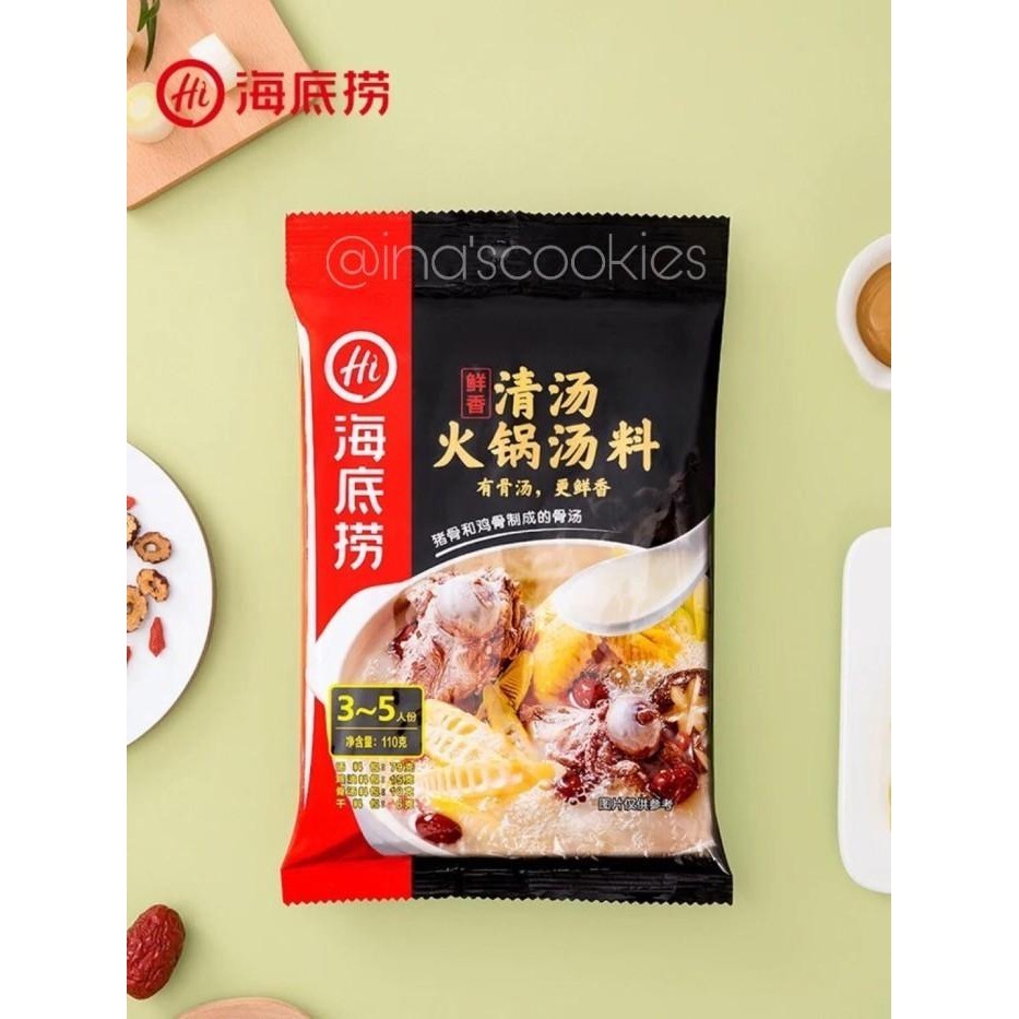 

Haidilao Pork Bone And Chicken Oil Original Kuah Collagen Broth 098