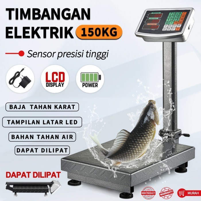 Timbangan Duduk Digital Lipat 150KG/Timbangan Elektrik Portabel