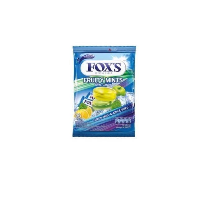 

Fox'S Crystal Clear Permen Fruits Mint 90 Gr