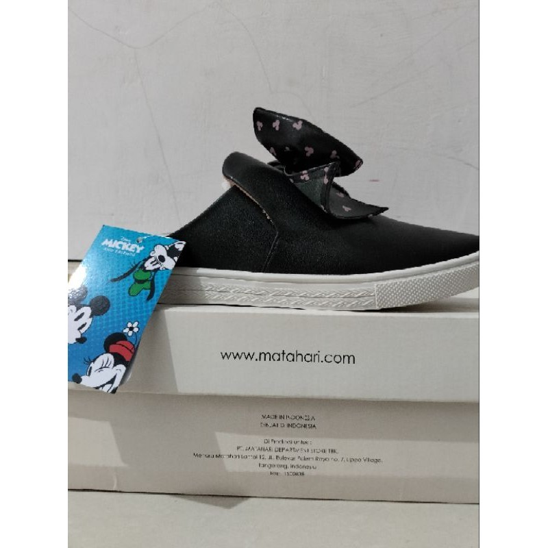 sandal slip on anak perempuan ori disney nevada