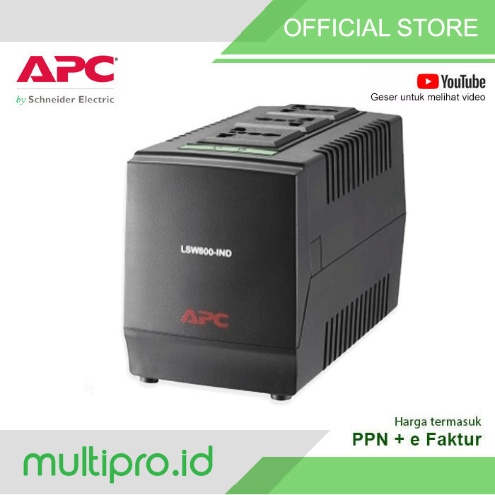 Stabilizer Stavolt Apc 800Va 400W Lsw800-Ind