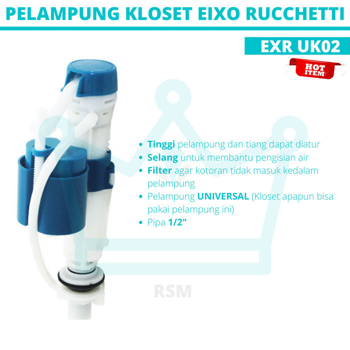 PELAMPUNG ALAT KLOSET EIXO FLUSHING PART CLOSET MONOBLOK TOTO AMSTAD
