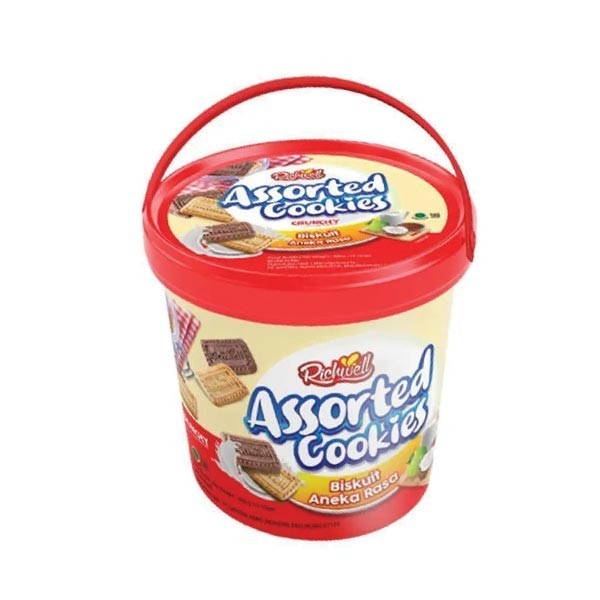 

RICHWELL COOKIES ASSORTED TIN 400 GR