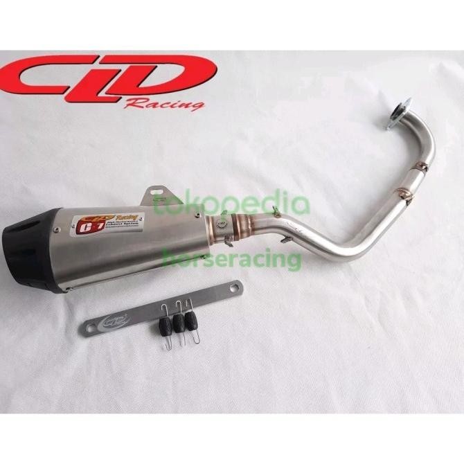 Knalpot Cld Racing Vario 150 C7 Oval Doff