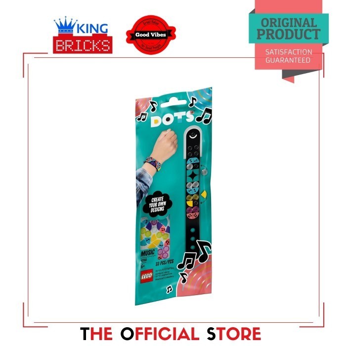 LEGO ORIGINAL DOTS 41933 MUSIC BRACELET - MAINAN ANAK PEREMPUAN GELANG