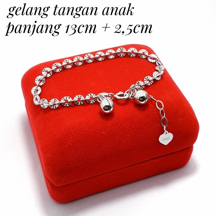 GELANG TANGAN ANAK PERAK ASLI 925 / PERHIASAN GELANG ANAK SILVER 925
